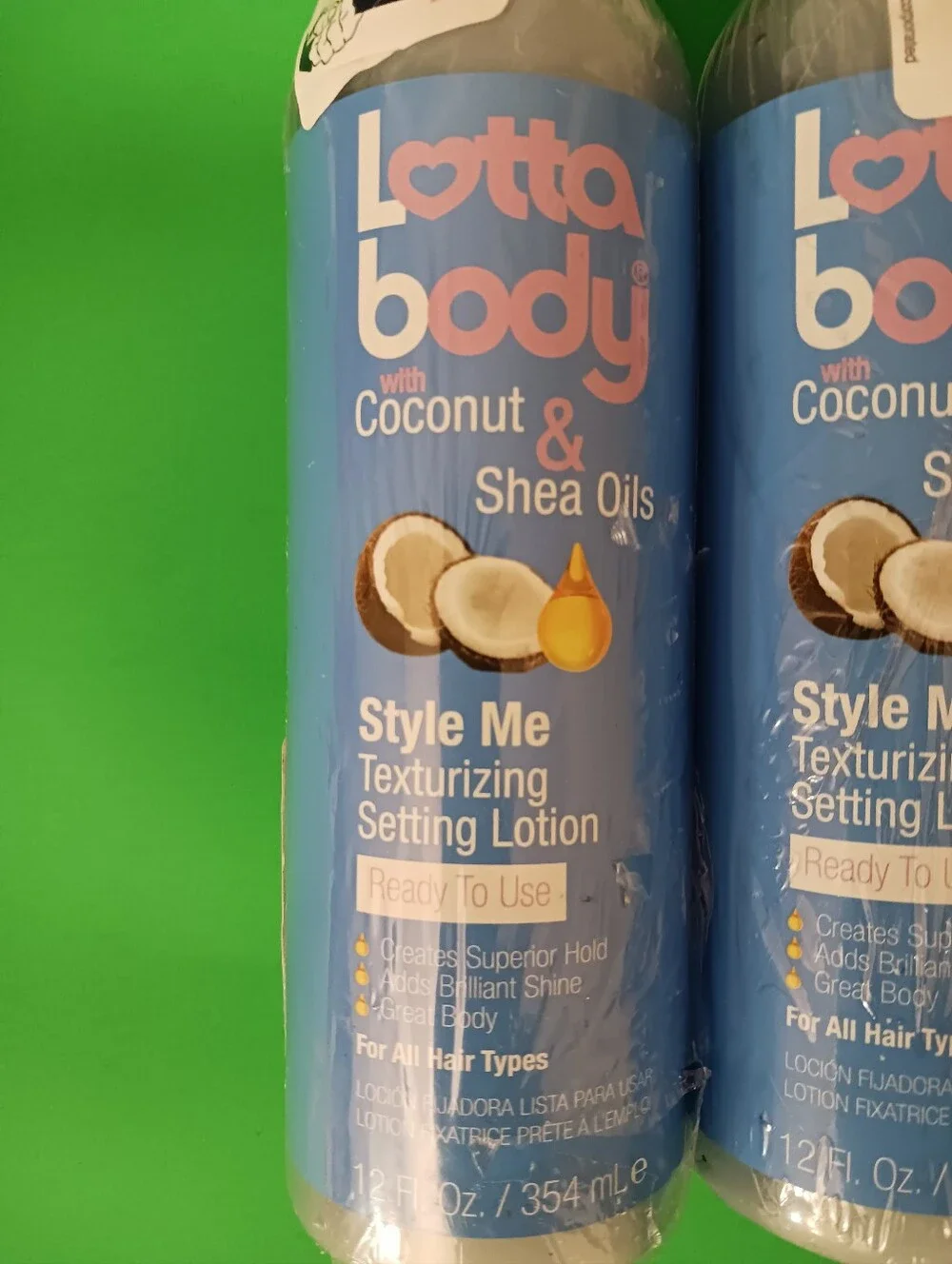 Lotta Body STYLE ME Texturizing Setting Lotion 12 Fl Oz (Pack of 2) New Sealed